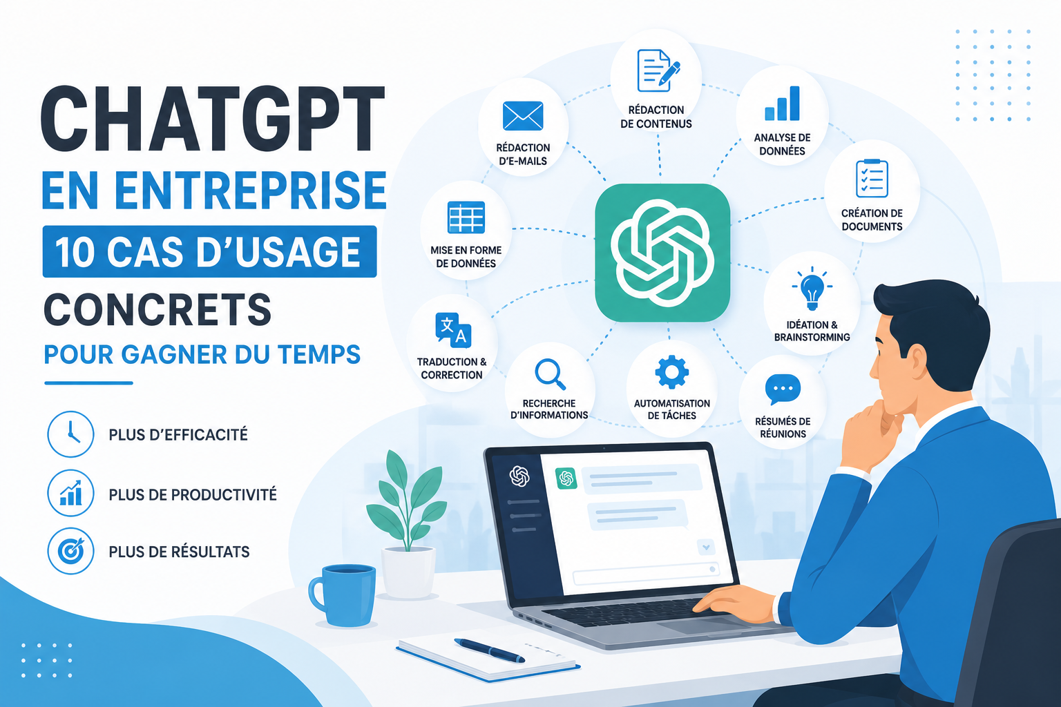 ChatGPT en entreprise : 10 cas d'usage concrets pour gagner du temps
