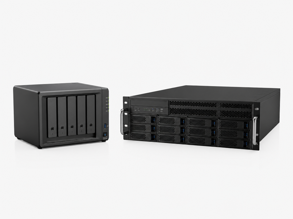Serveur NAS et baie serveur professionnelle